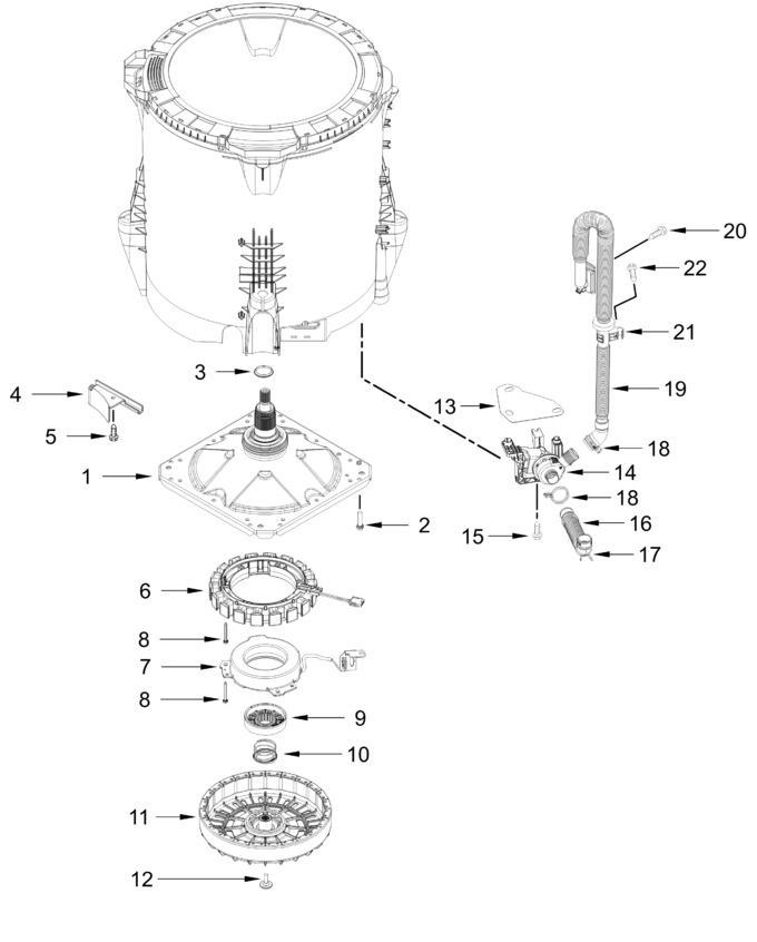 Diagram for WTW8127LW3,WTW8127LC3