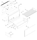 Diagram for Freezer Door And Basket Parts