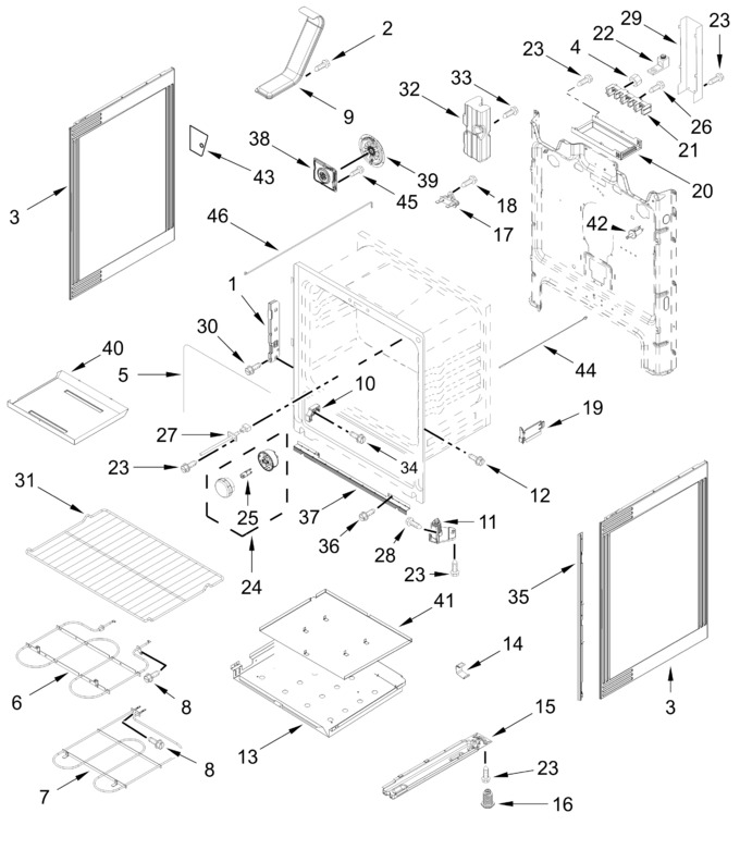 Diagram for YWFES4530SW0