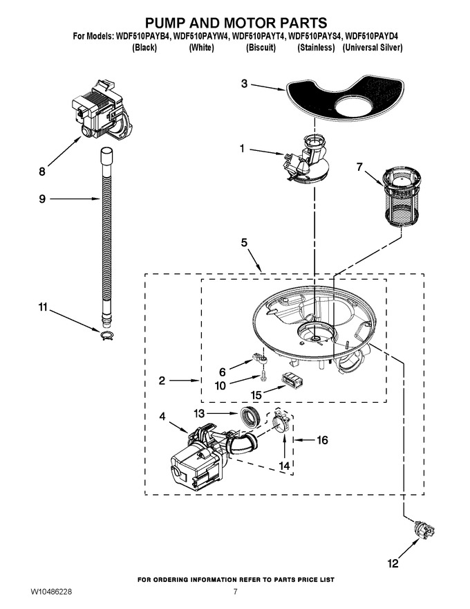 Diagram for WDF510PAYW4