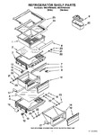 Diagram for 03 - Refrigerator Shelf Parts
