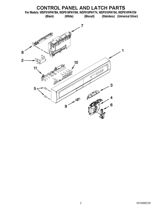 Diagram for WDF510PAYW4