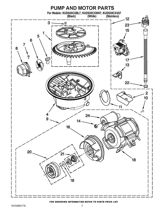 Diagram for KUDS30CXWH7
