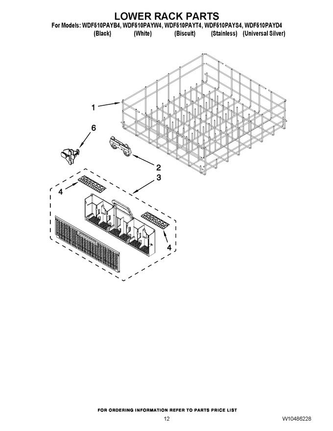 Diagram for WDF510PAYW4