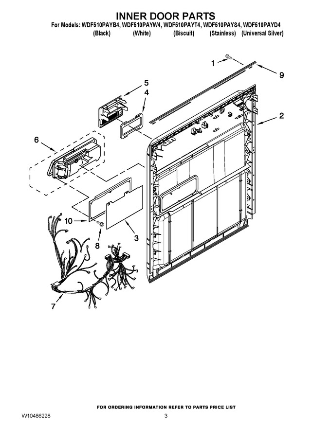 Diagram for WDF510PAYW4