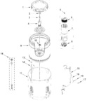 Diagram for Basket And Tub Parts
