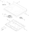 Diagram for Cooktop Parts