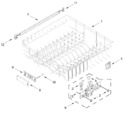 Diagram for Upper Rack And Track Parts