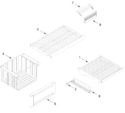 Diagram for Freezer Shelf Parts