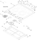 Diagram for Cooktop Parts