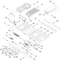 Diagram for Cooktop, Burner, And Grate Parts