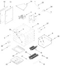 Diagram for 30-in Oven Parts
