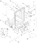 Diagram for Tub And Frame Parts