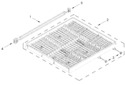 Diagram for Third Level Rack And Track Parts