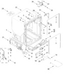 Diagram for Tub And Frame Parts