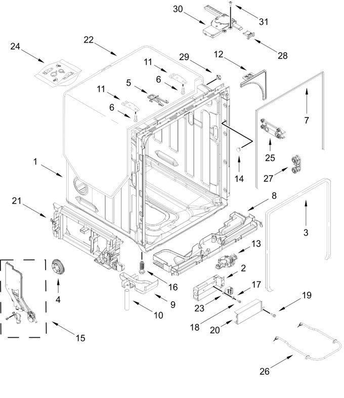 Diagram for KDTS424SPS1