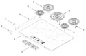 Diagram for Cooktop Parts