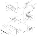 Diagram for Freezer Door Parts