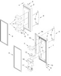 Diagram for Refrigerator Door Parts