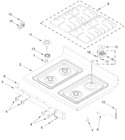 Diagram for Cooktop Parts