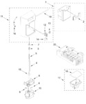 Diagram for Motor And Ice Container Parts