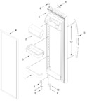 Diagram for Refrigerator Door Parts
