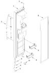 Diagram for Freezer Door Parts