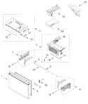Diagram for Freezer Door Parts