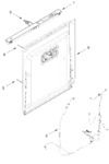 Diagram for Control Panel And Inner Door Parts