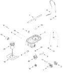 Diagram for Pump, Washarm And Motor Parts