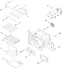 Diagram for Internal Oven Parts
