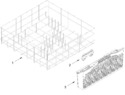 Diagram for Lower Rack Parts