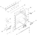 Diagram for Control Panel And Inner Door Parts