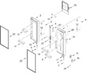 Diagram for Refrigerator Door Parts