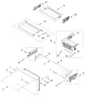 Diagram for Freezer Door Parts
