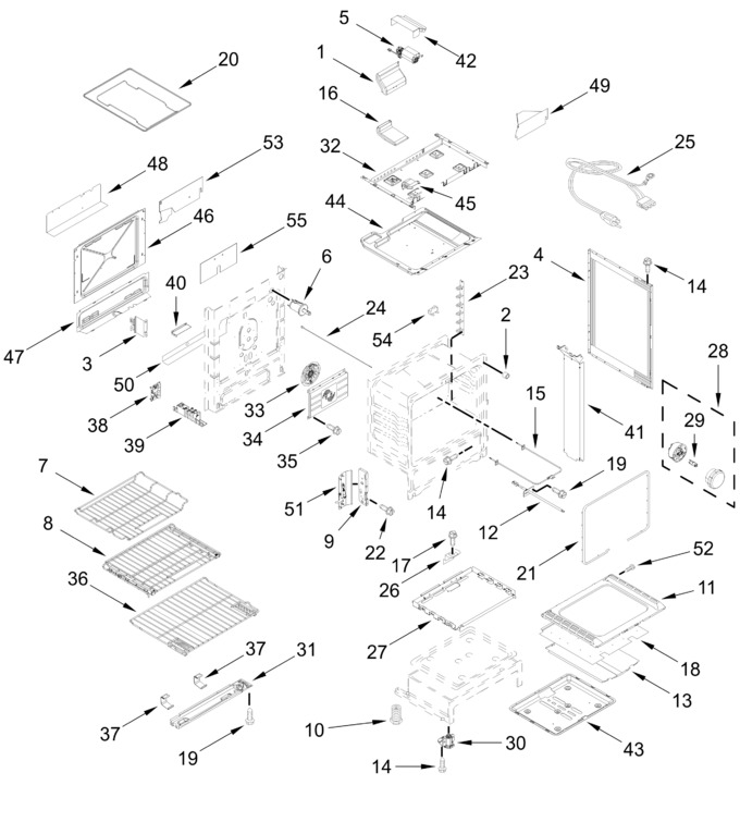Diagram for JGS1450ML3