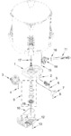 Diagram for Gearcase, Motor And Pump Parts