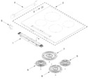 Diagram for Cooktop Parts