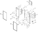 Diagram for Refrigerator Door Parts