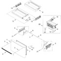 Diagram for Freezer Door Parts