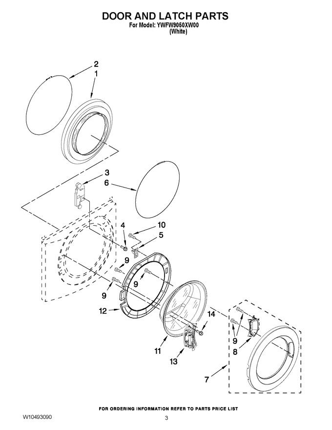 Diagram for YWFW9050XW00