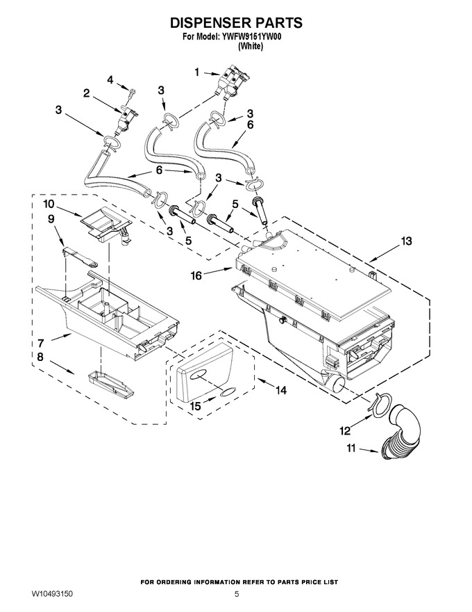 Diagram for YWFW9151YW00