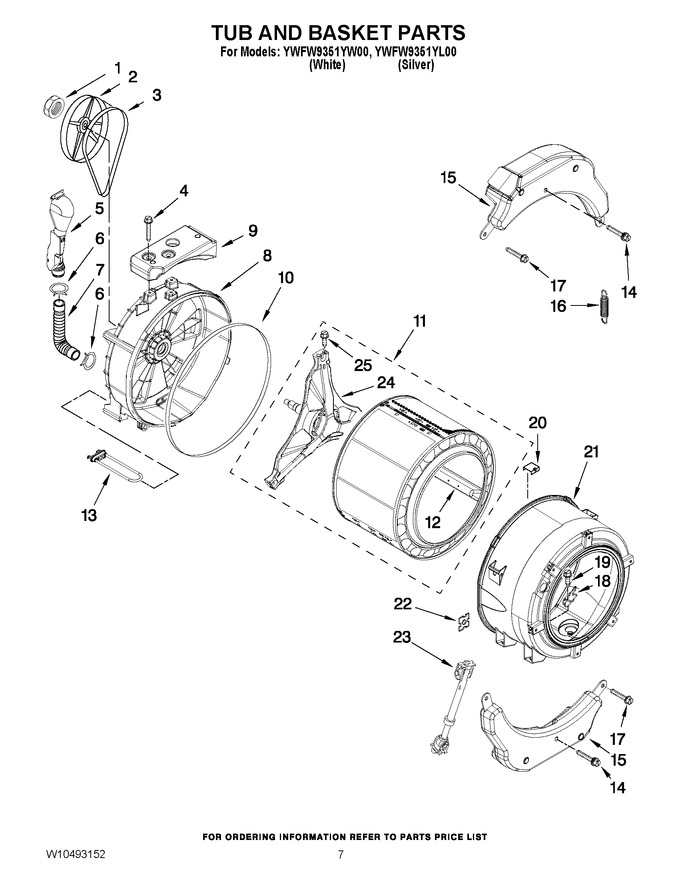 Diagram for YWFW9351YW00