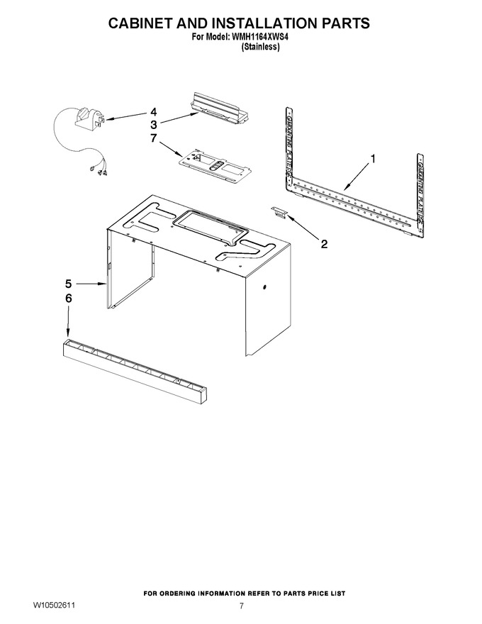 Diagram for WMH1164XWS4