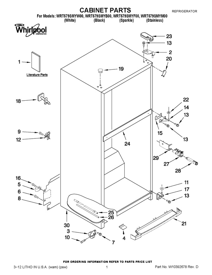 Diagram for WRT579SMYM00