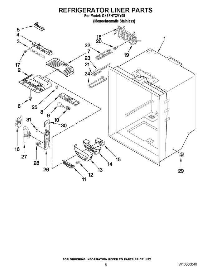 Diagram for GX5FHTXVY09