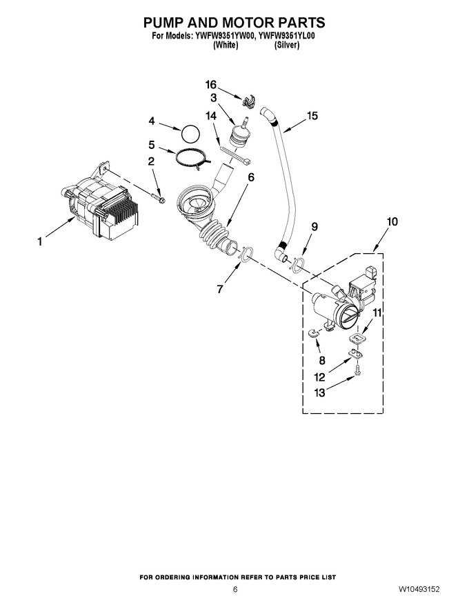 Diagram for YWFW9351YW00
