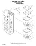 Diagram for 04 - Freezer Liner Parts