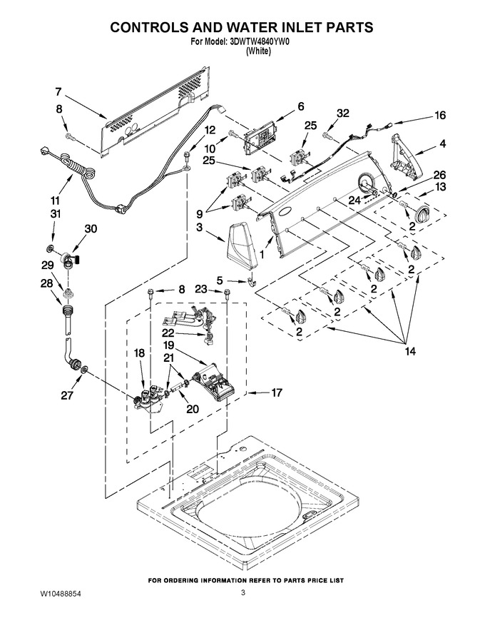Diagram for 3DWTW4840YW0