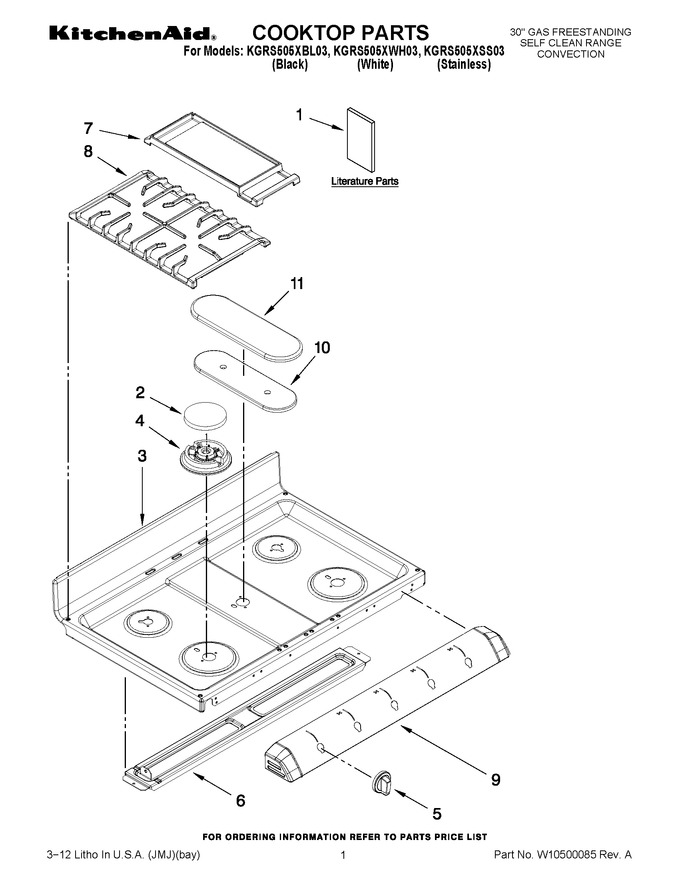 Diagram for KGRS505XSS03